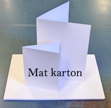  Kortkarton hvidt 100 ark slimcard base 200gr mat